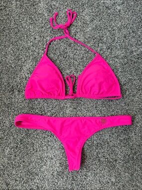 Body Glove Hot Pink Triangle Bikini Set